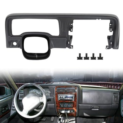 G-PLUS Dash Bezel Trim Speedometer Cluster Bezel Compatible with 1997-2001 Jeep Cherokee XJ 5EJ84LAZAC - size: 1997-2001 Jeep Cherokee XJ | Dark Gray