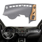 Dashboard Cover Dash Mat Fit for K-ia 2018-2014 Forte Forte5,2017-2014 Forte Koup,Car Dash Board Mat Anti-Glare Carpet,Non-Slip Pad Sunshield Protector (Grey)