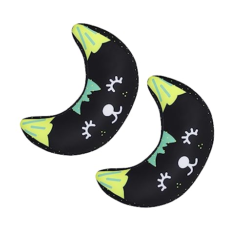 Kids Car Seat Travel Neck Pillow Soft Neck Support Cushion Car Seat Belt Cover Cushion Pillow Car Seatbelt Shoulder Pad Head Neck Support Pillow Seat Strap Pillow for Car Airplane Pushchair Travel - color: 2pcs X Black