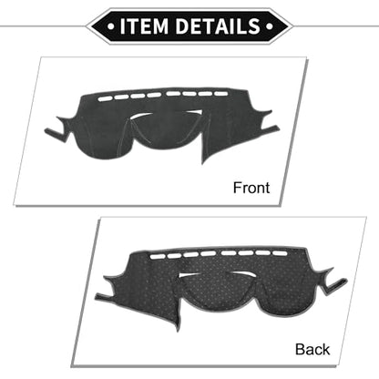 Dash Cover Compatible for Subaru Legacy 2010-2014, Non-Slip Polyester Silicone Gray Center Console Dashboard Cover Pad Carpet