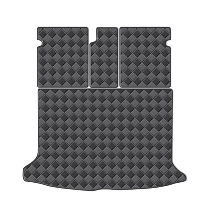 Cargo Mat & Backrest Mats for Mercedes-Benz GLA-Class 2021-2025 2026 Accessories, All Weather Waterproof Rear Cargo Liner Rear Trunk Liner Back Seat Cover Protector - size: Mercedes-Benz GLA-Class 2021-2026