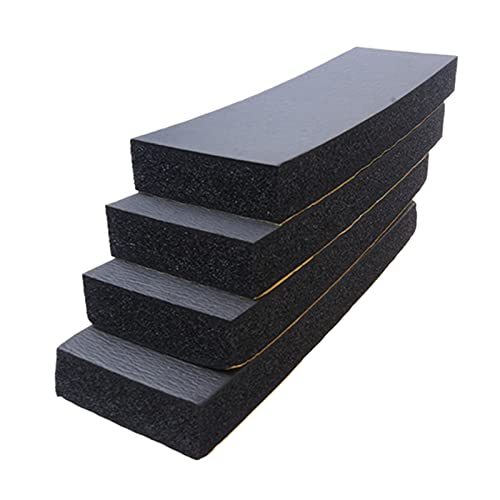 Garage Wall Protector, 4 Pack Garage Car Door Protector Bumper Guard for Car Doors Anti-Collision Self Adhesive EVA Foam for Warehouse Parking Assist - color: Black, size: 4 Pack 11.8"x3.9"x1.2"