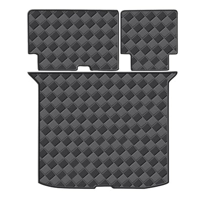 Cargo Mat & Backrest Mats for 2019-2024 2025 Honda Passport Accessories, All Weather Waterproof Rear Cargo Liner Rear Trunk Liner Back Seat Cover Protector - size: 2019-2025 Honda Passport