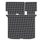 Cargo Mat & Backrest Mats for 2019-2024 2025 Honda Passport Accessories, All Weather Waterproof Rear Cargo Liner Rear Trunk Liner Back Seat Cover Protector - size: 2019-2025 Honda Passport