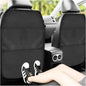 MoNing 2 Pack Car Backseat Protector, Waterproof Seat Back Kick Mats with 2 Mesh Pockets, Adjustable Straps, Easy to Clean Seat Back Covers for Cars, SUVs, Trucks - size: standard size