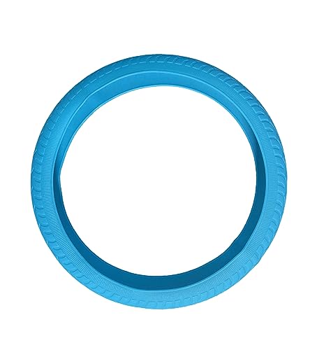 Universal Blue Steering Wheel Cover：13.5 to 15 Inches Stretchable Silicone Anti Skid Steering Wheel Protector Fit for Most Car Models Including Round D Shape or Special Shape - color: Blue