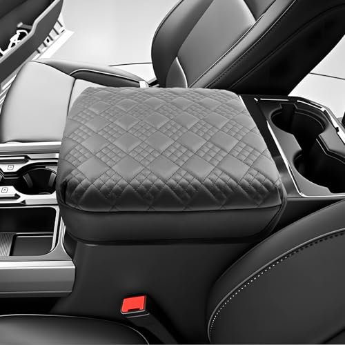 SKTU for 2023-2026 Ford F-250 Armrest Cover for 2023-2026 Ford F-250 Super Duty Center Console Cover 2023-2026 F-250 Super Duty Accessories Console Cushion F250 Seat Box Pad [Durable, Soft, Thicken] - color: For 2023-2026 F-250 Thicken