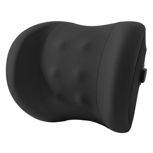 car headrest Pillow,Heat up Vibration Massage Neck Pillow,Memory Cotton Pillow,Neck Support for Office Chair,car seat Neck Pillow,Suitable for Driving, Home, Office Black - color: Black-2