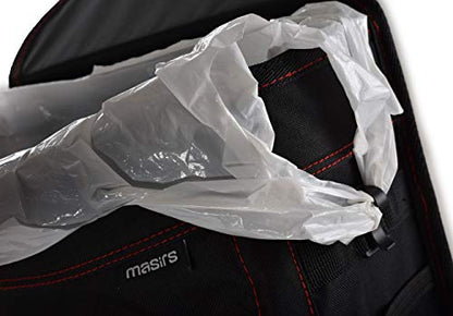 Masirs Vehicle Trash Can - Large Removable Leakproof Garbage Bag, Fasten The Car Waste Basket to Back or Front Seat Headrest. Great Garbage Can for Car, SUV, Truck, Van or Minivan. - style: Car Trash Can
