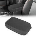 Center Console Cover fit for Toyota Tacoma 2016 2017 2018 2019 2020 2021 2022 2023,Soft Microfiber Leather Middle Console Armrest Cover,Arm Rest Box Lid Cushion Protector,Easy Clean,Black - color: Smooth Plain - Black
