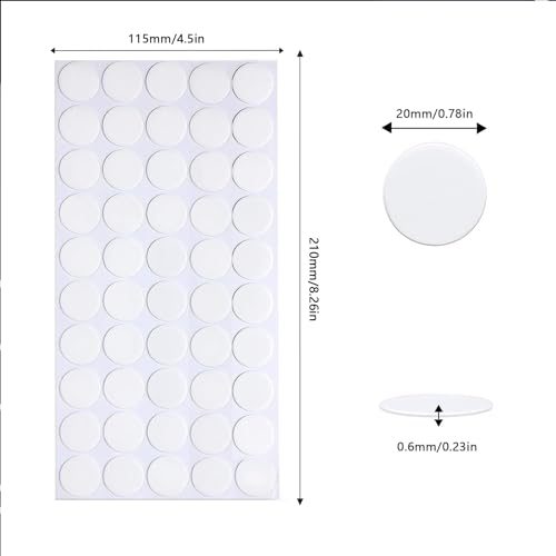 Adhesive Stick dots Two-Sided Sided Mounting Putty Stick Tack for Wall Hanging Crafts Balloons Festival Party Decorations,Clean Removable(0.78"*0.78"-300) - size: 0.78"*0.78"