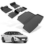 Floor Mats & Cargo Liner Fit for Nissan Altima 2019-2025 2026, Front & 2nd Row, TPE Rubber All Weather Protection Heavy Duty Floor Liners Anti-Slip Car Mats Nissan Altima Accessories - style: 7)19-25 Altima Floor & Cargo Mats