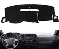 Dash Cover Mat Custom Fit for 07-13 Chevy Chevrolet Silverado 1500 2500HD 3500HD LS/LT/WT, 07-13 GMC Sierra 1500 2500HD 3500HD SL/SLE/WT,Dashboard Cover Pad Carpet(Black) Y74 - color: 07-13 Black