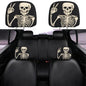 Dujiea 2 Pack Funny Skull Finger Car Headrest Covers, Universal Soft Car Seat Head Rest Protector, Vehicle Accessories Fabric Headrest Cover for Cars Vans Trucks