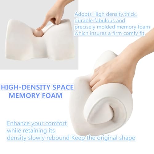 Car Neck Support Pillow,Car Neck Pillow for Relieving Neck Fatigue 100% Soft Memory Foam,Ergonomic Design