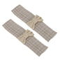 White Beige Seat Belt Cover Pad Polyester Cotton Linen 25cm Seatbelt Strap Cushion Shoulder Padding 2 Pcs