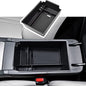 Center Console Organizer Tray Compatible with Hyundai Sonata Accessories 2020 2021-2022 2023 Limited N-Line Interior Armrest Secondary Storage Box ABS Material, Black Trim