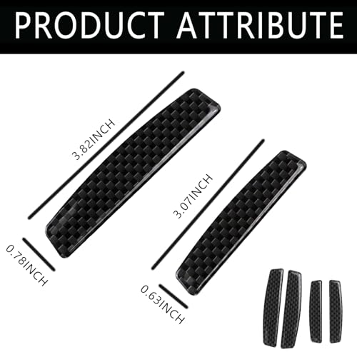4 Pcs Car Door Edge Guard, Anti-Collision Car Bumper Guard Strip, Car Side Door Edge Guards Protector Strips Trim Cover, Universal for All Cars SUV (Black)