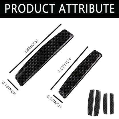 4 Pcs Car Door Edge Guard, Anti-Collision Car Bumper Guard Strip, Car Side Door Edge Guards Protector Strips Trim Cover, Universal for All Cars SUV (Black)