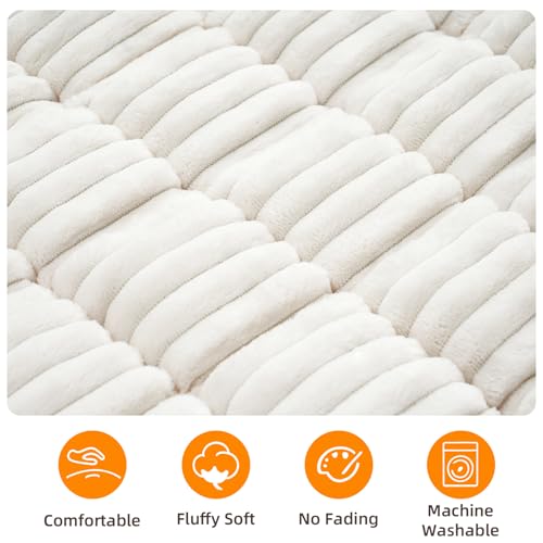 Dog Car Seat Cover for Back Seat, Plaid Backseat Pet Bed Mat, Non-Slip Travel Dog Bed for Backseat Extenders, 24.8" x 54", White - color: White