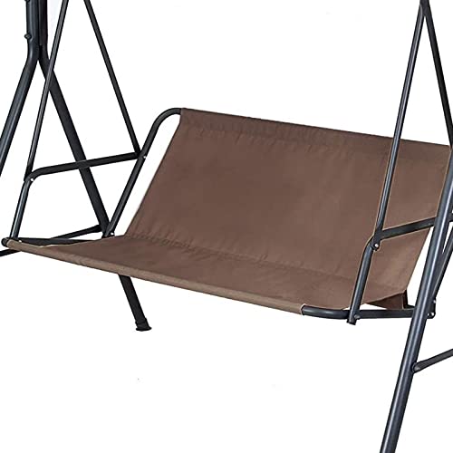 Swing Seat Cover - 600D Thickened Oxford Waterproof Chair Bench Replacement, Outdoor Cushion for 2/3 Seat Patio Swing Chair (Coffee, XL - 56.7x21.7x17.7in) - color: Coffee, size: XL - 56.7x21.7x17.7in