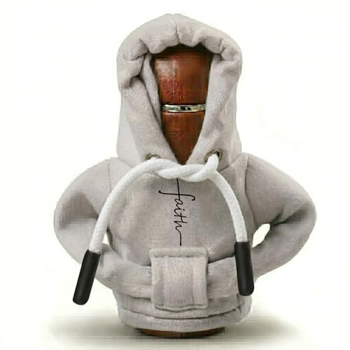Sacred Cross Gear Shift Hoodie, Universal Car Shift Knob Cover,Aesthetic Manual Automatic Stick Shifter Cover Mini Hoodie, Christian Religion Car Accessories Faith Gifts for Believer Women Men - color: Cross