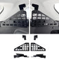 for Toyota RAV4 2019-2024 Modular Storage Panel Shelf Rear Trunk Luggage Molle Panel Luggage Carrier Trunk Organizer Aluminum Alloy (Side Panels)