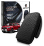 Armrest Cover for Toyota 4Runner Center Console Pad with Organizer Storage Pockets, Black Faux Leather Arm Rest Lid Protector Cushion Interior Accessories (2010-2024)