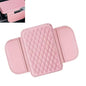 Car Center Console Cover, Upgrade Soft Skin-friendly Leather Arm Rest Cover for Car, Universal Anti-slip Scratch-resistant Armrest Mat with Side Storage Bags, for Trucks, Cars, SUVs (Pink) - color: Pink
