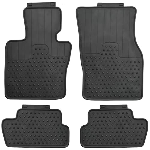Car Floor Mats Custom Fit for Mini Cooper/S/SE/JCW Hardtop 2-Door F56 2014-2025 Black Rubber Auto Liner Mats All Weather Protection Odorless - color: All Black, size: 2014-2025 F56 Hardtop 2-Door Floor Mats