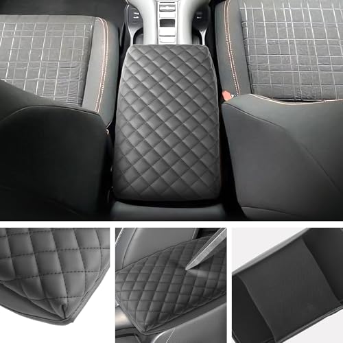SXCY for 2023-2025 2026 2027 Honda HRV Armrest Cover Pad for 2025 2026 2027 Honda HRV Accessories 2025 2026 2027 HRV Center Console Cover Middle Console Cover w/Soft Cotton Cushion (Added-Pad) - color: 2023-2025 2026 2027 HRV Add Pad