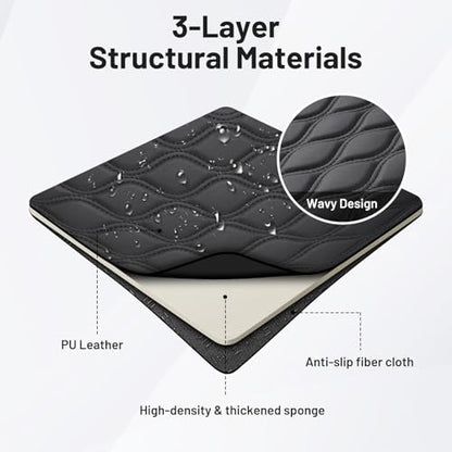 Autorder Center Console Cover for 2018-2024 Toyota Camry Accessories Leather Armrest Cushion Cover Anti-Scratch Middle Console Pad for Cat Dog Pet - size: 2018-2024 Toyota Camry