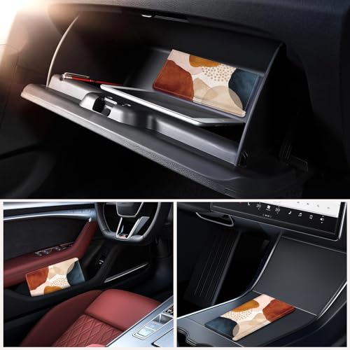 Car Registration and Insurance Holder，Colour Patterns Men Women Car License Document Registration and Insurance Card Holder - color: Abstract Texture
