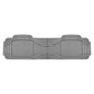FH Group Climaproof Trimmable Non-Slip Vinyl Car Floor Mats - Heavy-Duty Rubber, Universal Fit, Rear Set, Gray - color: Gray, size: Rear Set