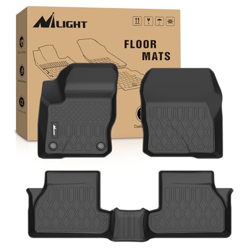 Nilight TPE Floor Mats for Ford Focus Hatchback Gasoline (No Subwoofer) 2012 2013 2014 2015 2016 2017 2018, All Weather Custom Fit Heavy Duty Floor Liners - color: 2012-2018 Ford Focus