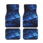 Blue Galaxy Stars Car Floor Mats for Truck SUV Universe Auto Carpets All Weather Auto Mats for Front and Back Full Set Luxury Car Mats, Anti-Slip Car Carpets - color: Galaxy Stars