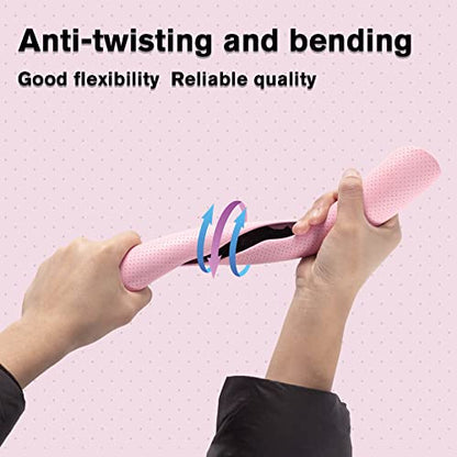 Amiss Car Nappa Leather Steering Wheel Cover, Segmented Steering Wheel Protector, Universal 99% Car Wheel Cover Protector (Pink) - color: pink