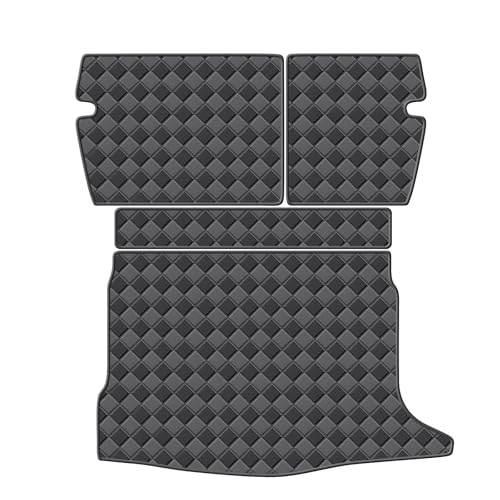 Cargo Mat & Backrest Mats for 2018-2025 Nissan Leaf (ZE1) Accessories, All Weather Waterproof Rear Cargo Liner Rear Trunk Liner Back Seat Cover Protector - size: 2018-2025 Nissan Leaf