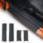 Door Sill Protector Compatible with 2020-2026 Jeep Gladiator JT Full Coverage Door Sill Guards TPE Protection All Weather 4PCS for 2025 Gladiator Accessories