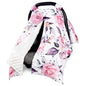 Baby Car Seat Cover, Breathable Infant Carseat Cover for Summer Peekaboo Opening Car Seat Canopy Cover, Nursing Cover for Baby Boys Girls (Pink Floral) - color: Pink