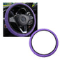 Kewucn Car Elastic Stretch Steering Wheel Cover, Soft Microfiber Breathable Ice Silk, Universal 15 Inch Anti-Slip Auto Steering Wheel Protector, Fit Car, SUV, Van, Sedan, Truck (Purple) - size: Purple