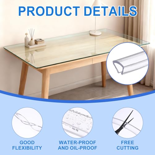 uxcell Clear Edge Trim, 9.8Ft Silicone U Channel Edge Protector, Edges Guards Fits 1/2" for Car Doors Sheet Metal Parts (3/4" W x 15/32" H) - size: 9.8Ft x 3/4" x 15/32", Fits 1/2"