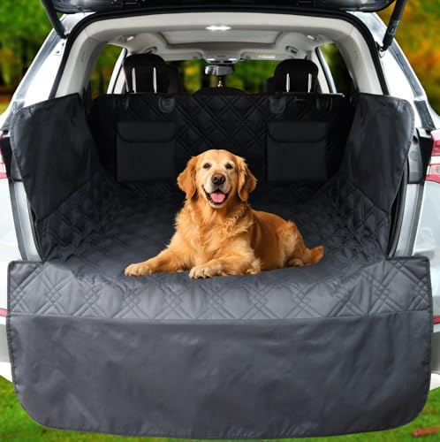 Cargo Liner for Dogs 55"x91" Dog Rear Cargo Liner for SUV Cargo Mats for Back Car Trunk Mat for SUV Dog Trunk Cover with Side Walls - size: 55" x 91" (Pack of 1)