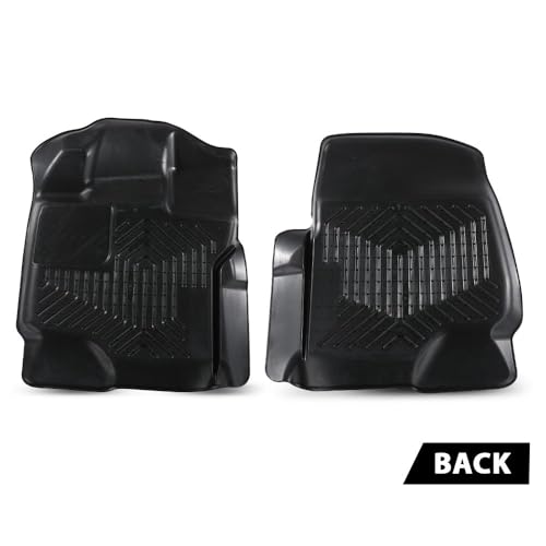 G-PLUS Cargo Liner Compatible with Ford F150 Super Crew 2015-2025(Fit 22-24 Lightning Models) All Weather Full Cover Protection Front Row TPE Floor Liners Accessories 2PCS - size: Fit Ford F150 2015-2025 | Super Crew | 2PCS