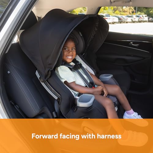 Baby Trend Cover Me™ 4-in-1 Convertible Car Seat - color: Midnight Black