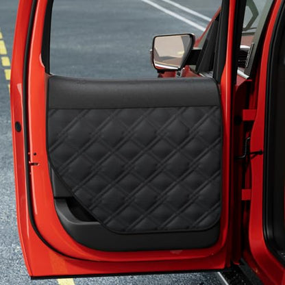 Dog Car Door Protector – 20% Larger Design for Trucks & Large SUVs, Thickened Waterproof Door Panel Covers, Protects Doors from Dog Scratching - size: Standard [Fit for Large SUV and Trucks]