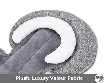 COOLBEBE New 2-in-1 Babybody Cushion for Baby Newborn Infants - Extra Soft Stroller Cushion Pads Car Seat Insert, Perfect for Carseats, Strollers, Swings, Grey - color: Grey