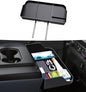Front Center Console Organzier Headrest Tray Compatible with 2011-2025 2026 Ford F150 F250 F350 F450 F550 F650, Jump Seat Storage Container Box Armrest Table Desk Insert Accessories (Jump Seat Only)