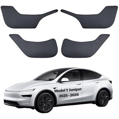 Model Y Juniper Door Anti Kick Pads Pearl Sticker Side Door Protective Cover Leather Pad Edge Guard Side Mat Waterproof Dust Resistant Model Y Juniper Interior Accessories 2025 2026 4 PCS