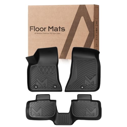 TPE Automotive Floor Mats & Cargo Liner for 2011-2023 Dodge Charger & Chrysler 300 (RWD) Rear-Wheel Drive ONLY, All Weather Cover Protection Waterproof Black Floor Liner Front & Rear Row Full Set - size: 3PCS (2Row), style: For 2011-2023 | Dodge Charger/